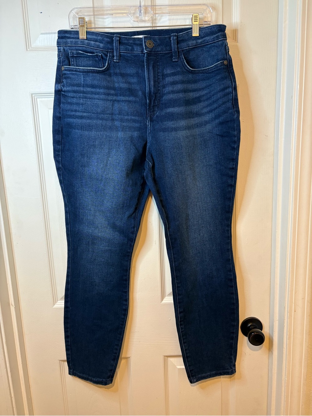 LC Lauren Conrad Dark Wash Cropped Ankle Jeans